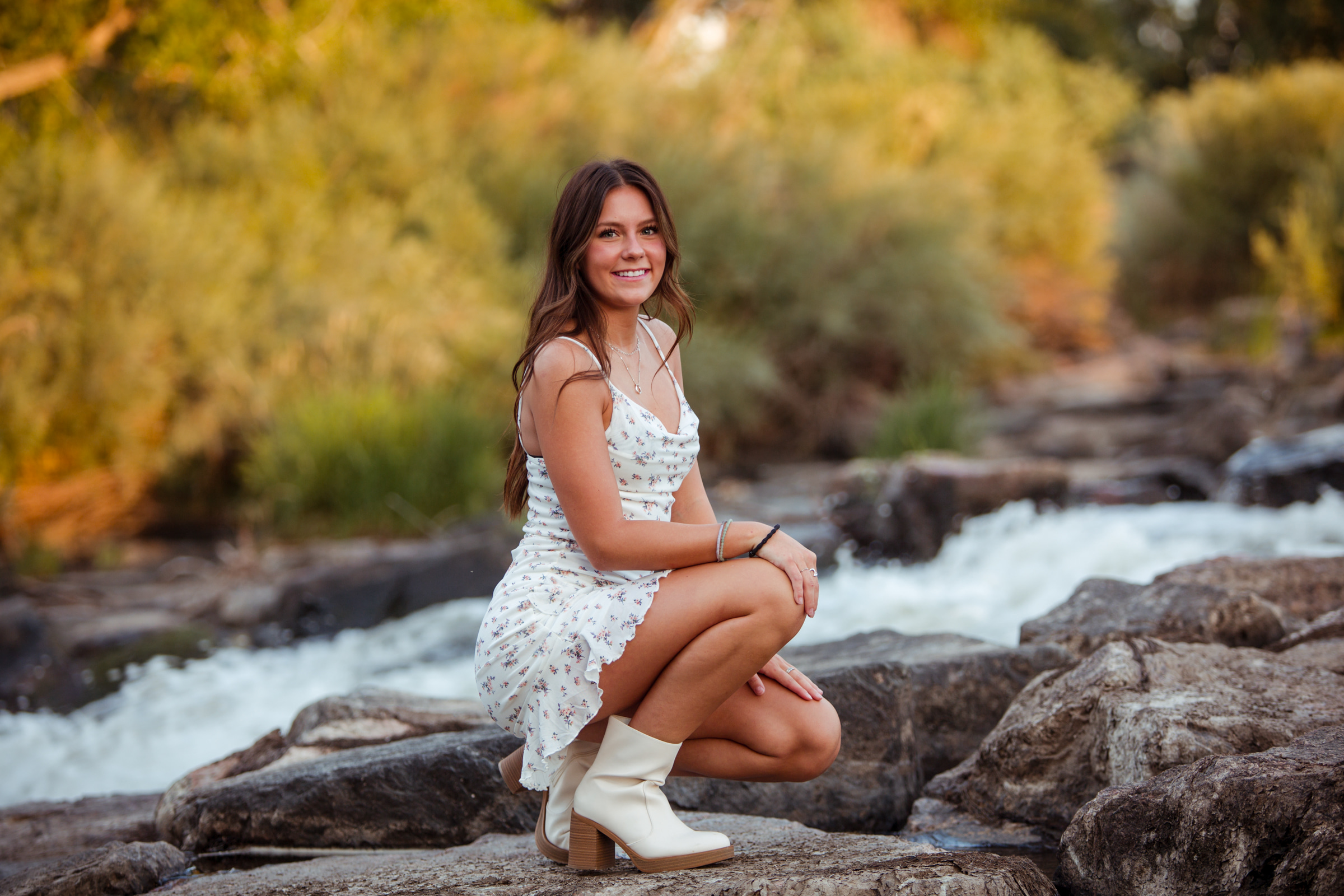 High school senior portrait session in Colorado
