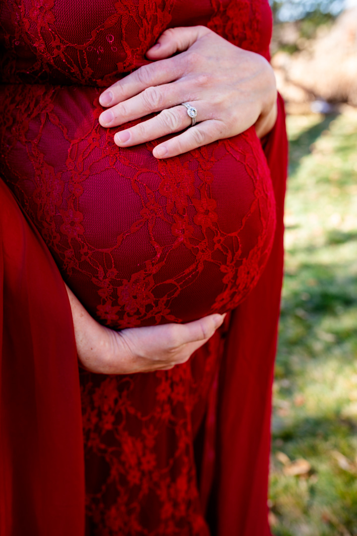 Maternity photography session in Colorado